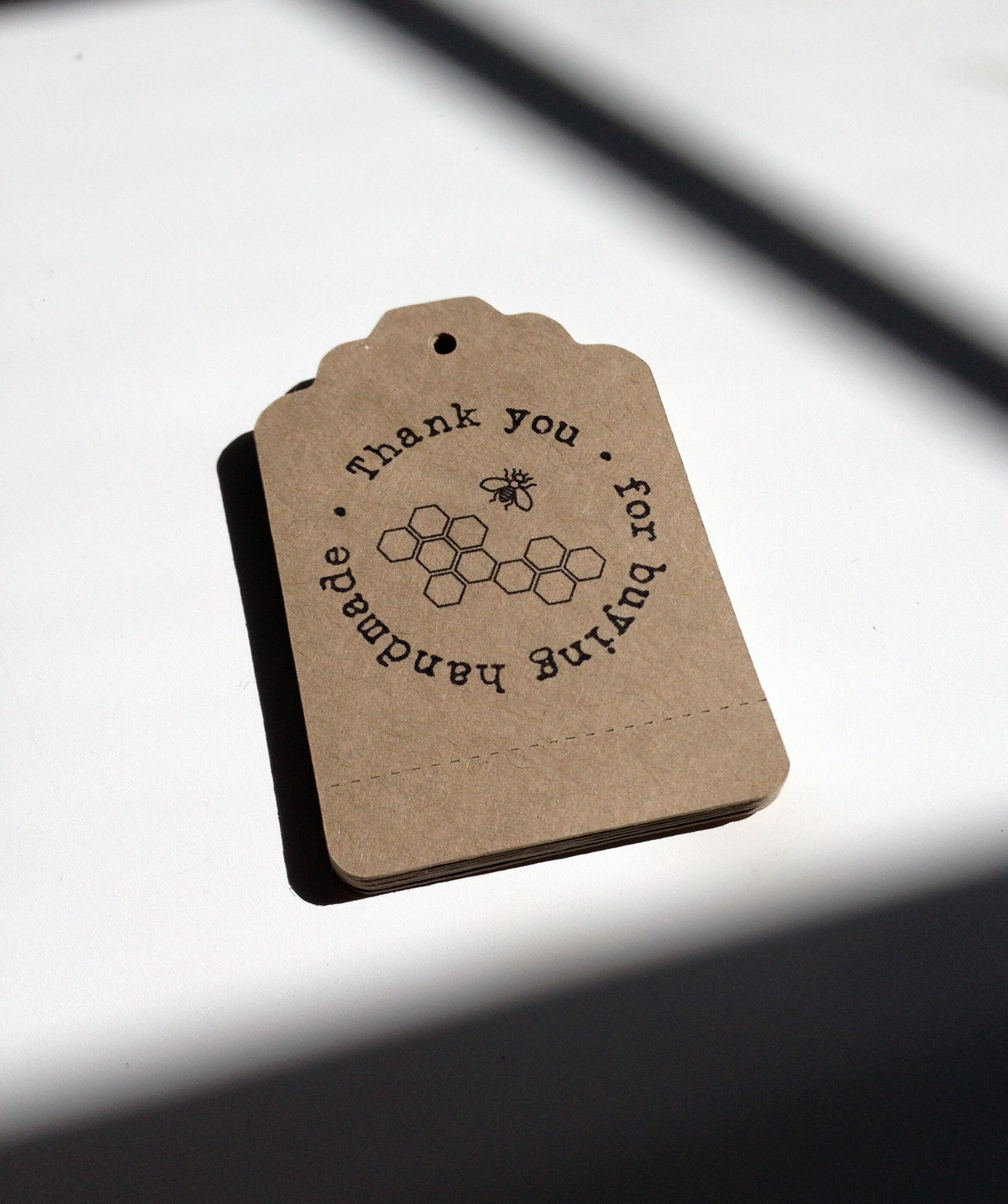 Perforated Price Tags Custom Personalized Design Logo 100 Etsy