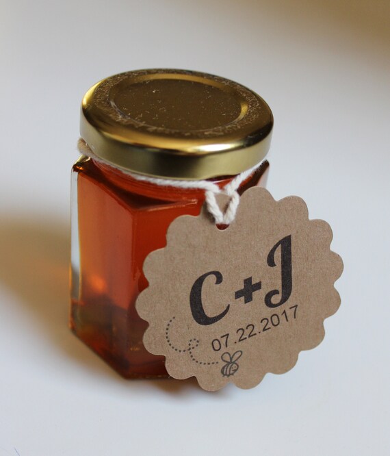 Honey Jar Favor Tags Wedding Shower Escort Cards Table Place Cards Gift for Guest Set of 100 Il_570xn