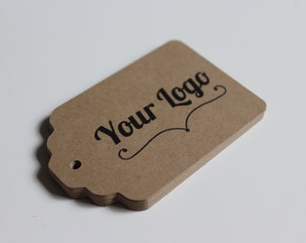 75 Tags Swing Tags Kraft Paper Custom Mason Jar Labels or Wedding Favor Tags Personalized with Your Logo or Name Set Price Tags Merchandise