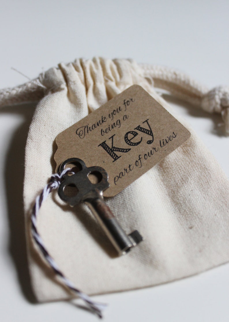Key Favor Tags for Weddings Showers Gifts Rustic Love is the Etsy