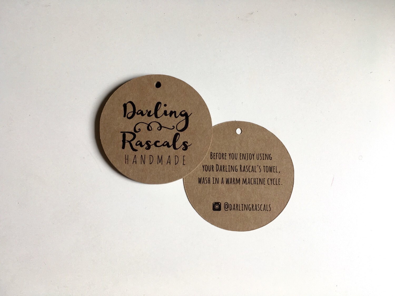 Retail Tags Kraft Paper Tags Circle Labels Mason Jar Tags - Etsy
