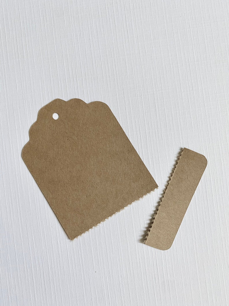 Perforated Kraft Cardstock Tags Labels Set of 100 Choose a Etsy