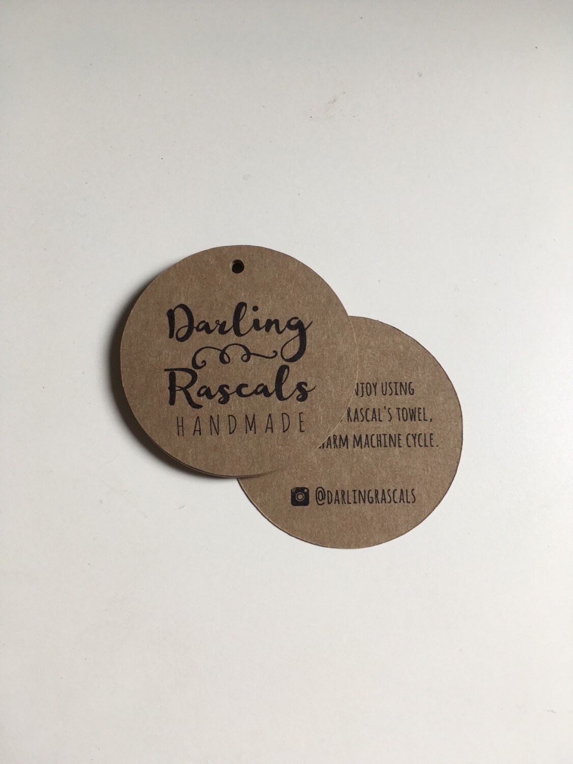 Retail Tags Kraft Paper Tags Circle Labels Mason Jar Tags - Etsy