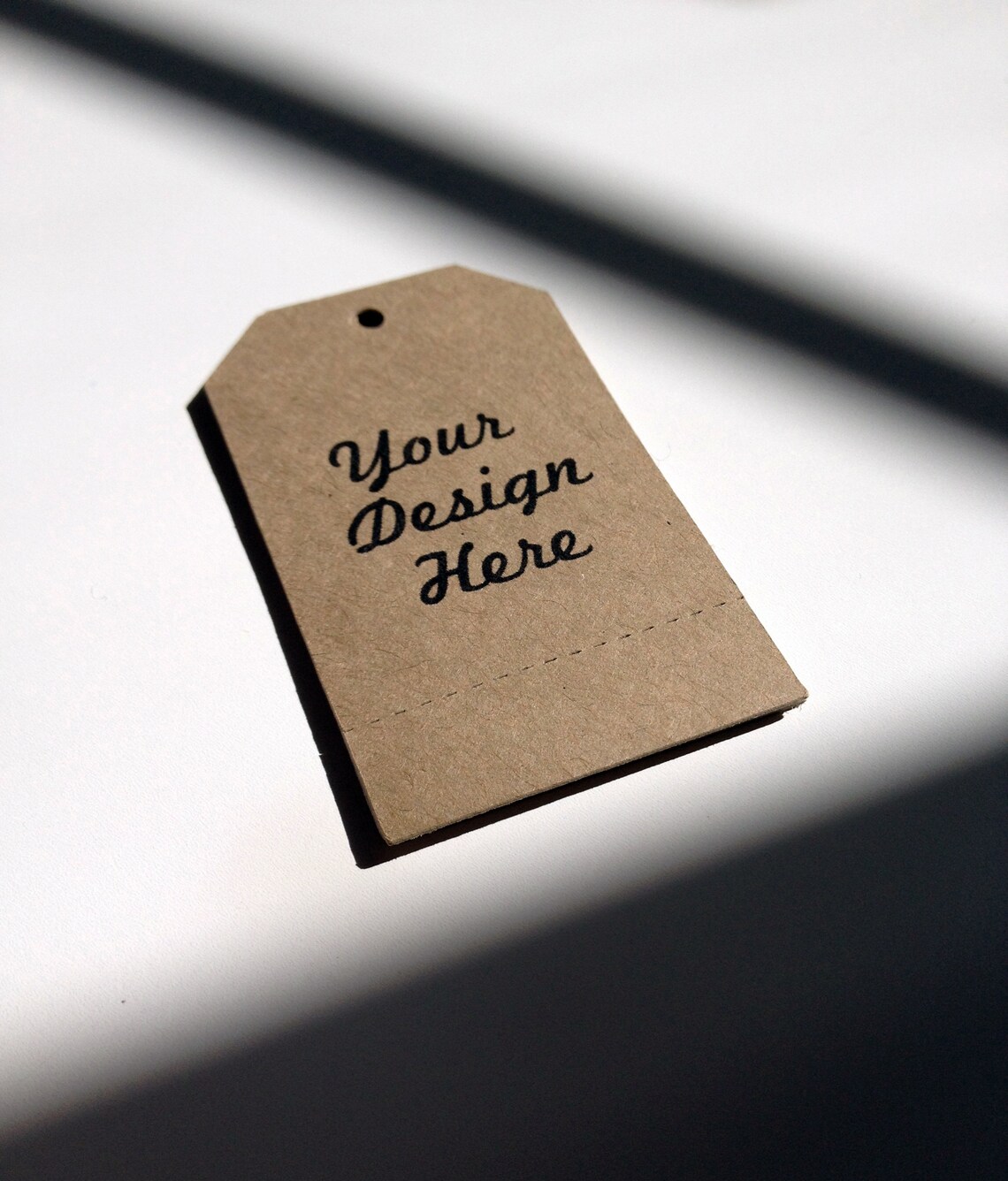Perforated Price Tags 100 Kraft Paper Brown Retail Tags Etsy