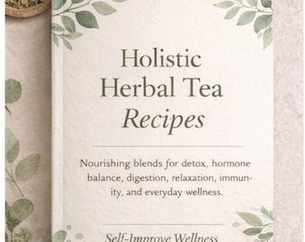 Herbal Tea Recipe Ebook | Holistic Tea Blends | Detox, Hormone & Wellness Guide