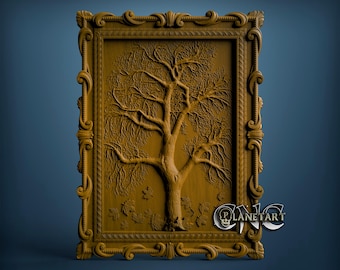 Tree of Life 3D STL Model, CNC Router Engraver File (Digital Download)