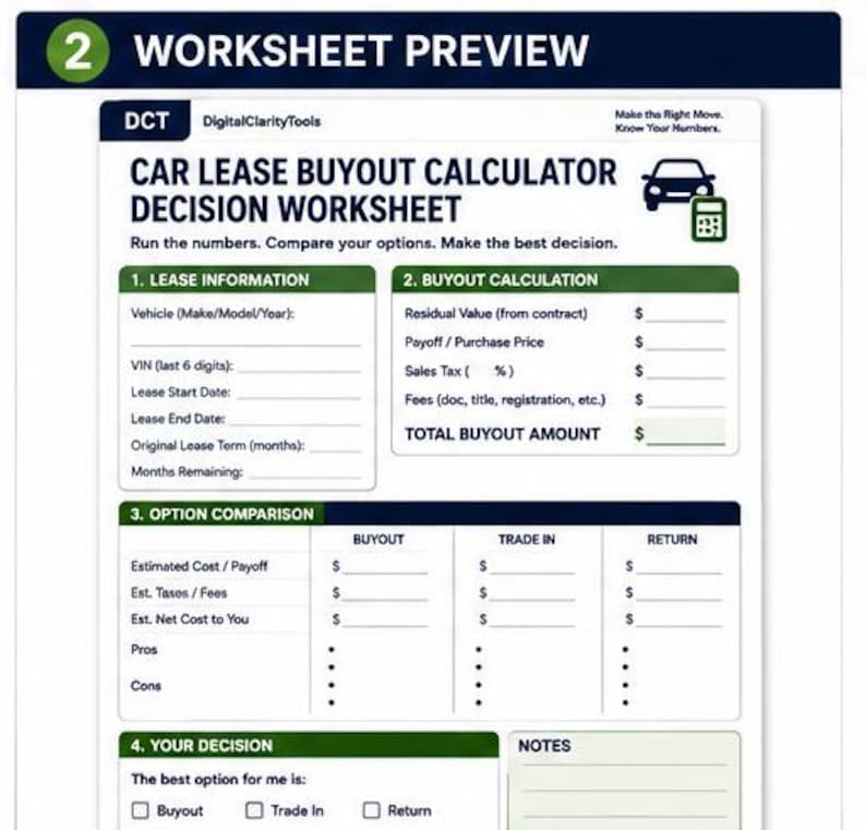 Elegant Calculate Buyout On Lease Photos