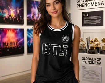 Maillot de basketball BTS personnalisé, maillot de sport Kpop personnalisé, produits dérivés pour les fans de Bangtan