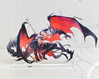 Abysm Dragon Sylus 11" / 28cm Huge Hanging Standee With Decor Name Piece