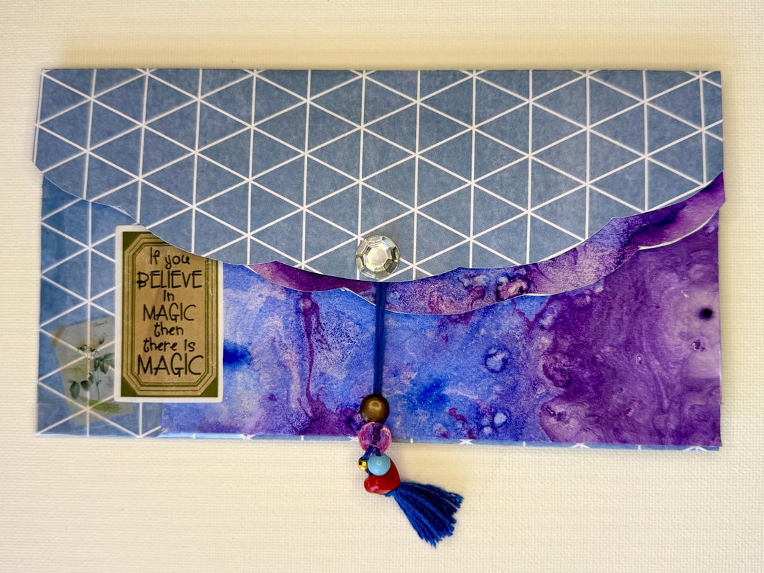 Magic Intention Envelope - One of a Kind Ritual Keepsake - Handcrafted ...