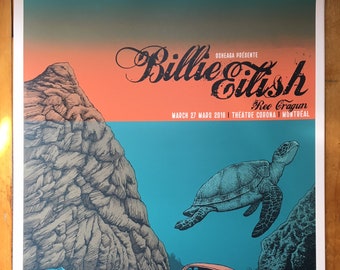 Billie Eilish 18 x 24 Limited edition Screen print
