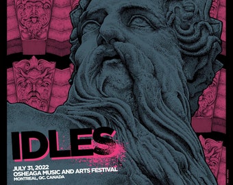 IDLES - Osheaga 2022 Official Screen Print
