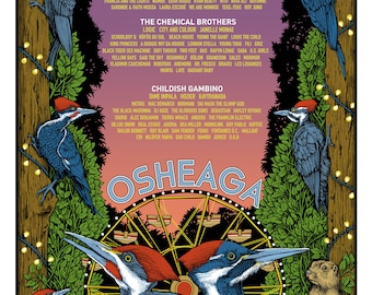 Osheaga 2019 Screen Print Poster