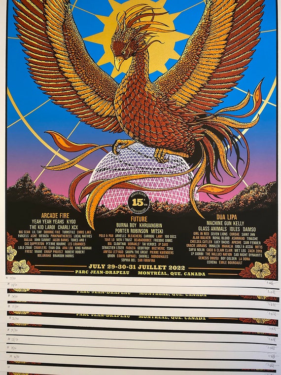 Osheaga 2022 Official Screen Print