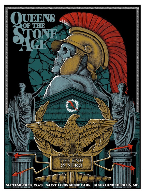 Queens of the Stone Age - Maryland Heights 2023 - Etsy