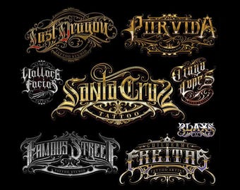 I will do Custom Blackletter Logo Design, Gothic Calligraphy for Tattoo, Streetwear Brands (PNG, AI, EPS)