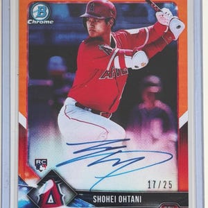 2018 Bowman Chrome Shohei Ohtani Blue RC Auto #17/150 #BCRA-SO