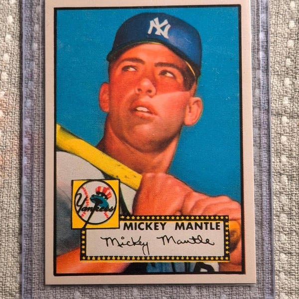 1952 Topps Mickey Mantle #311 RP