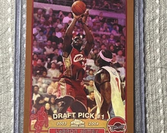 2003 Lebron Topps Chrome Black Refractor 23/500 RP - Etsy