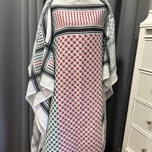 keffiyeh dress designer Palestinian Kufiya Pattern Design