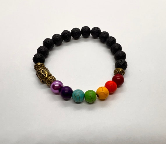 Tigers Eye with Buddha Chakra Bracelet - Spirit Connexions