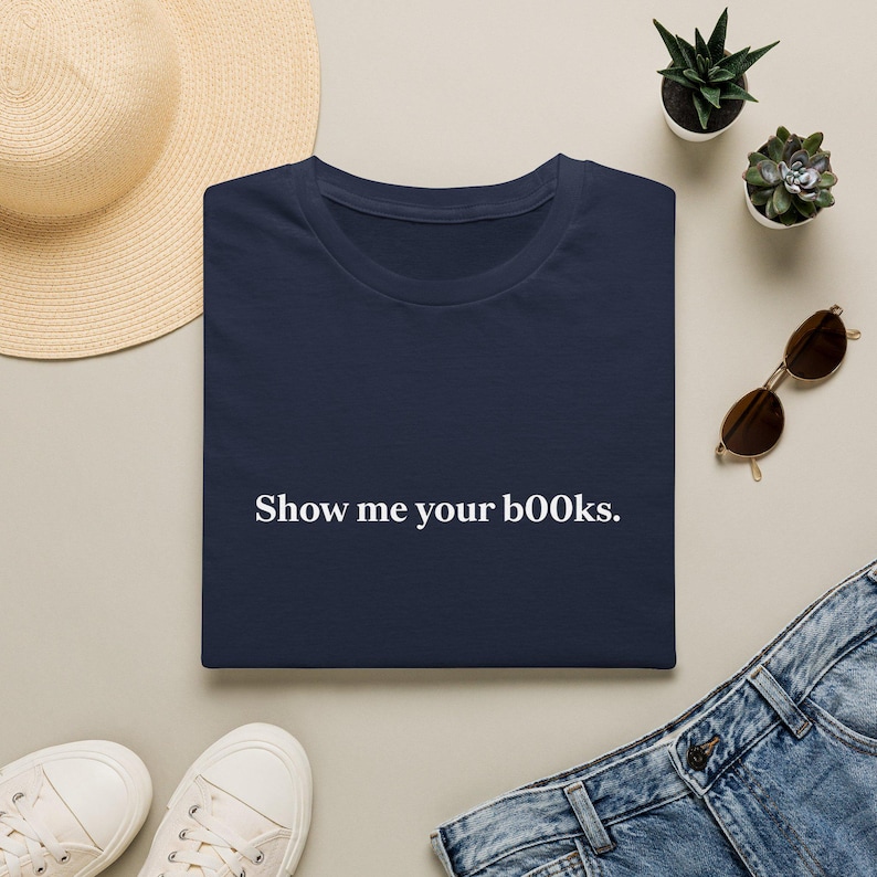 Show Me Your Books Baby Tee, Y2K Aesthetic, Booktok Gifts for Friend, Smut Tshirt, Hot Girls Read Tee, Vintage Book Tee, Gift image 9