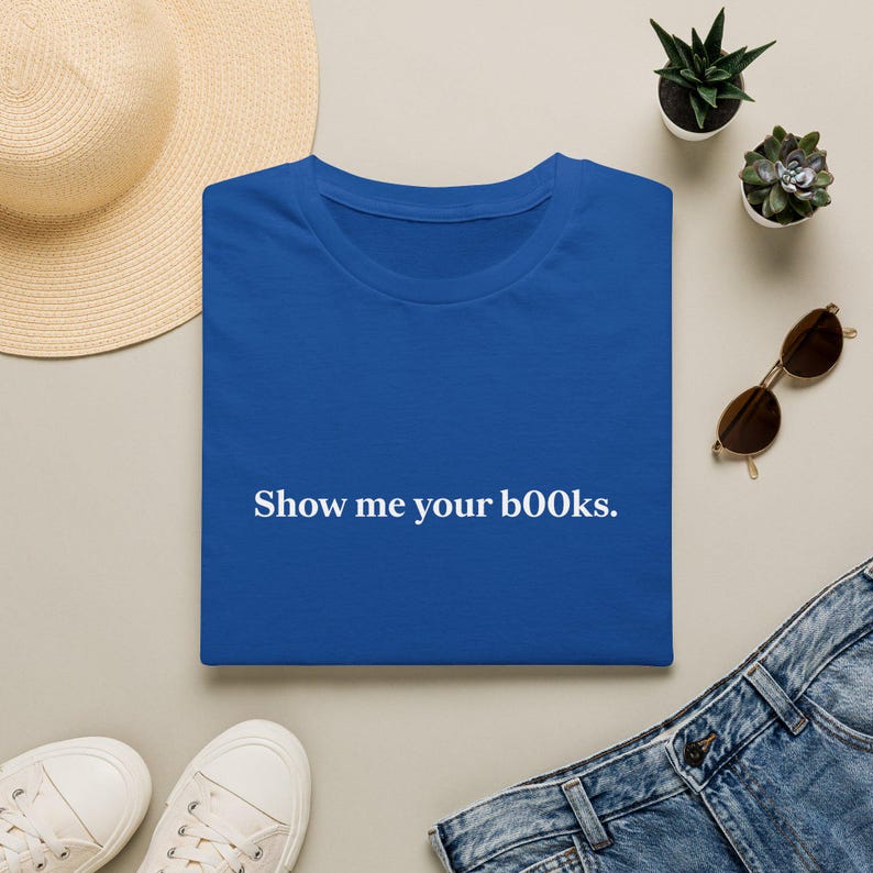 Show Me Your Books Baby Tee, Y2K Aesthetic, Booktok Gifts for Friend, Smut Tshirt, Hot Girls Read Tee, Vintage Book Tee, Gift image 8