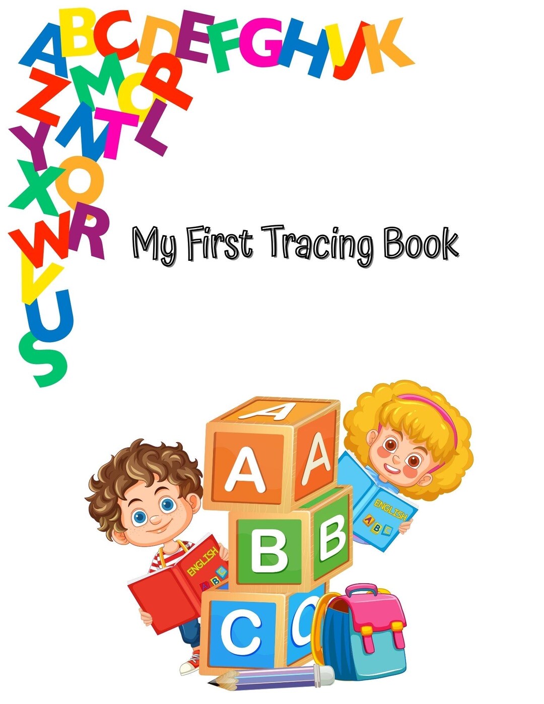 First Trace Box My First Tracing Book (easy Print Out) - Etsy