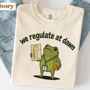 面白いパラエデュケーターシャツ、夜明けに規制するレトロカエルTシャツ、かわいいパラプロフェッショナルギフト、教師助手シャツ、パラ感謝Tシャツ 画像 1