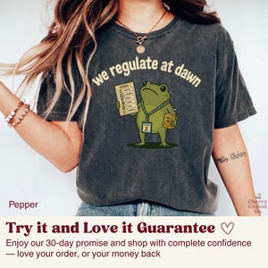 面白いパラエデュケーターシャツ、夜明けに規制するレトロカエルTシャツ、かわいいパラプロフェッショナルギフト、教師助手シャツ、パラ感謝Tシャツ 画像 3