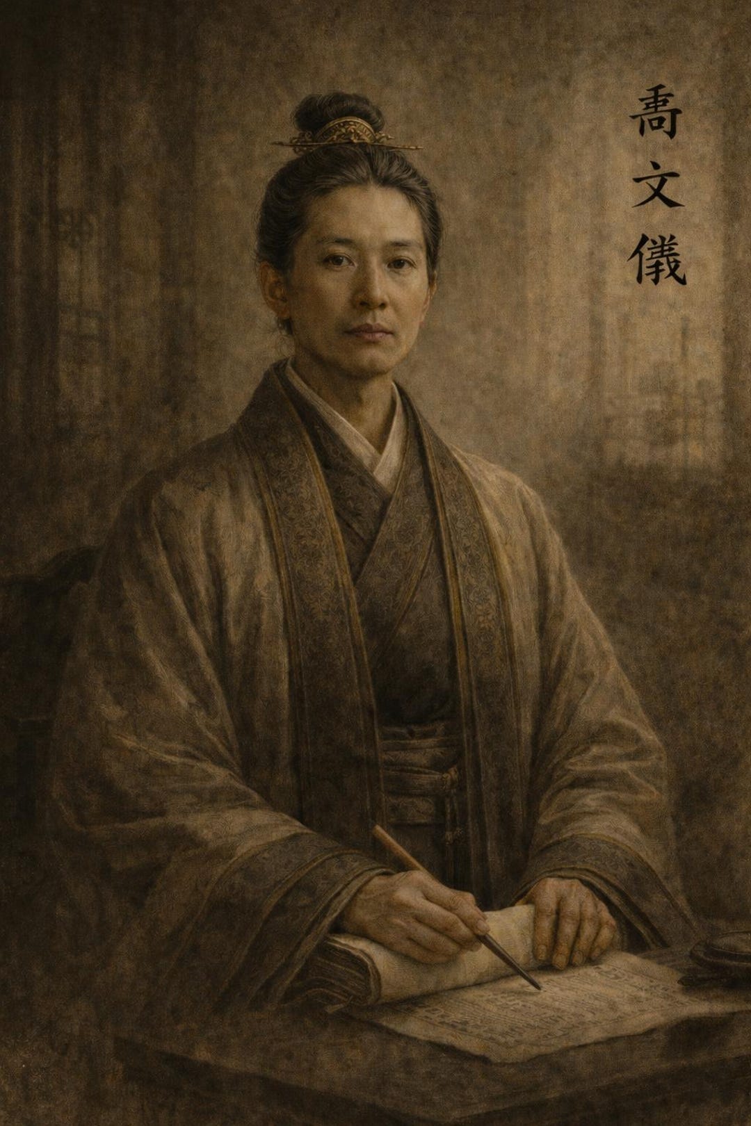 Dark Fantasy Imperial Portrait | Printable Wall Art | Shen Lirong ...