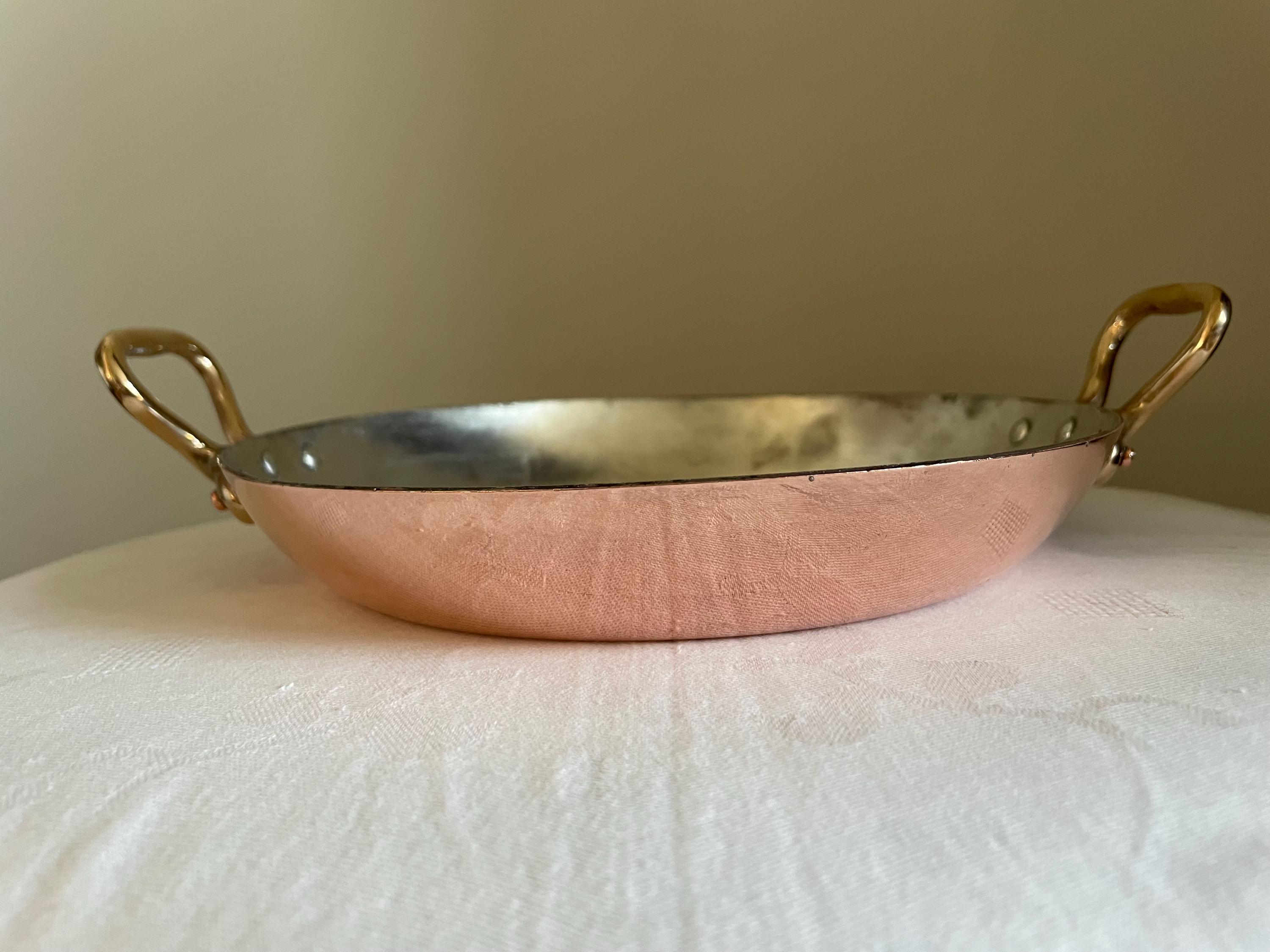 Teglia da forno in rame vintage - Made in France