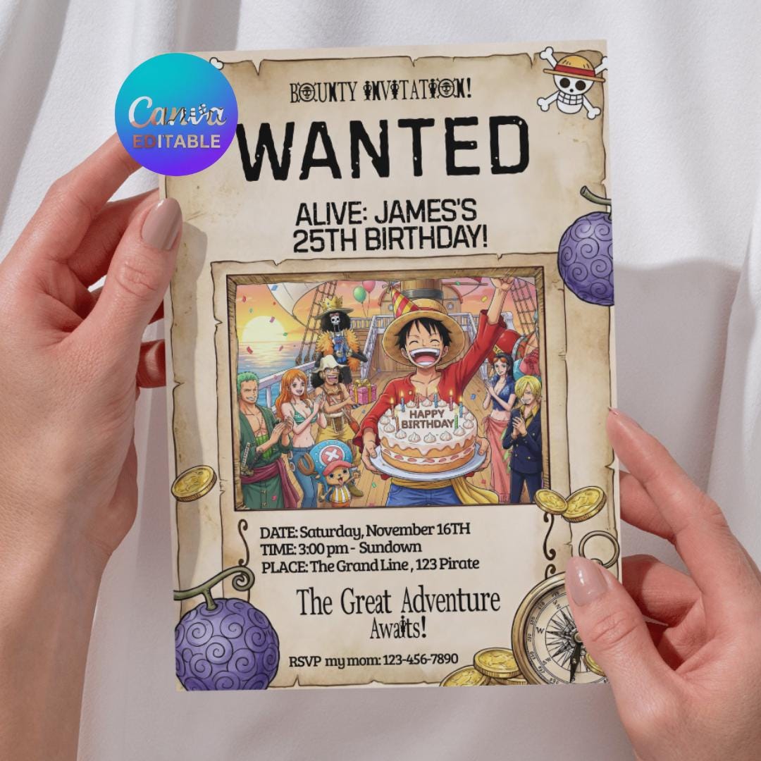 One piece birthday card - Etsy 日本