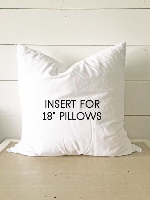 Insert For 18 Pillow Covers Synthetic Down Etsy