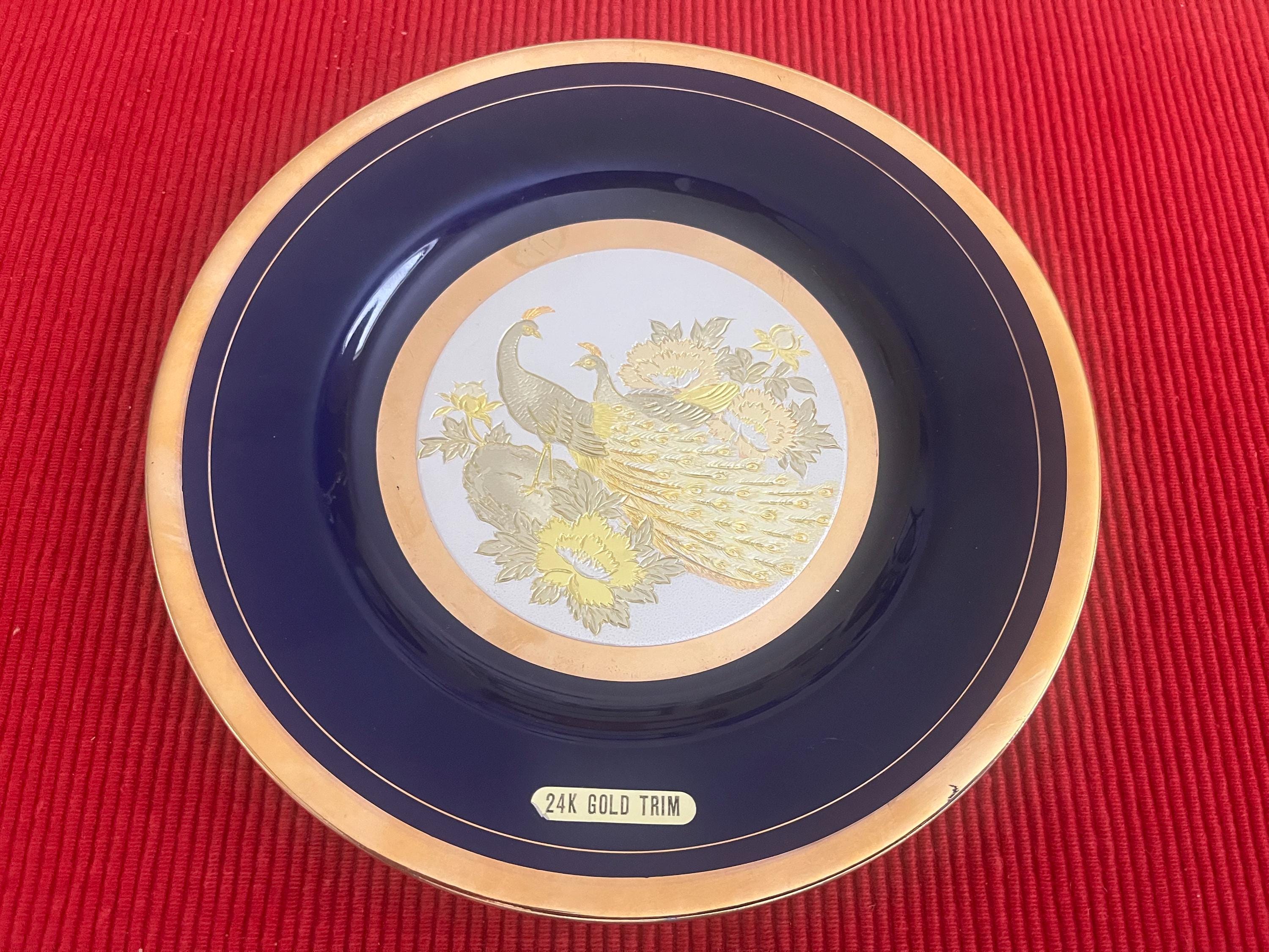 Japan Gold 24k Edged Plates - Etsy Japan Gold 24k Edged Plates - Etsy