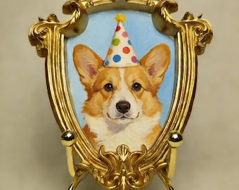 Handgezeichnetes Haustier Portrait,Hunde Portrait,Katzen Portrait,Benutzerdefinierte Haustier Portrait vom Foto,Haustier Gedenkstätte,Haustier Mini Art,Vintage Haustier Malerei,Mama Geschenk