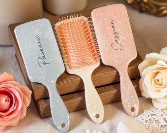 Personalized Air Cushion Hairbrush - Scalp Massager Comb, Party Gift