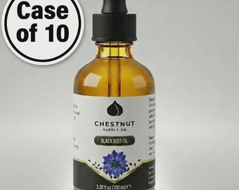 Black Seed Oil Case of 10 x 3.38 oz Bottles | Wholesale Cold Pressed Nigella Sativa for Resale | Kalonji Oil | Ships from USA