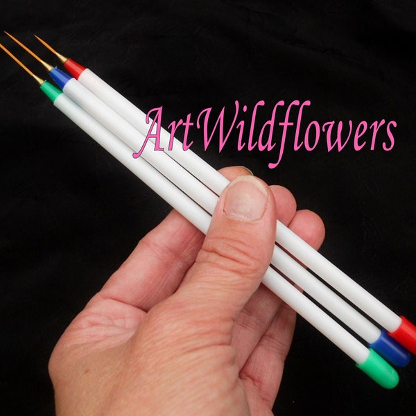 Nail Art - Paint Dotting Brushes - Nail Pens - Liner Paint Brushes for Tiny Details