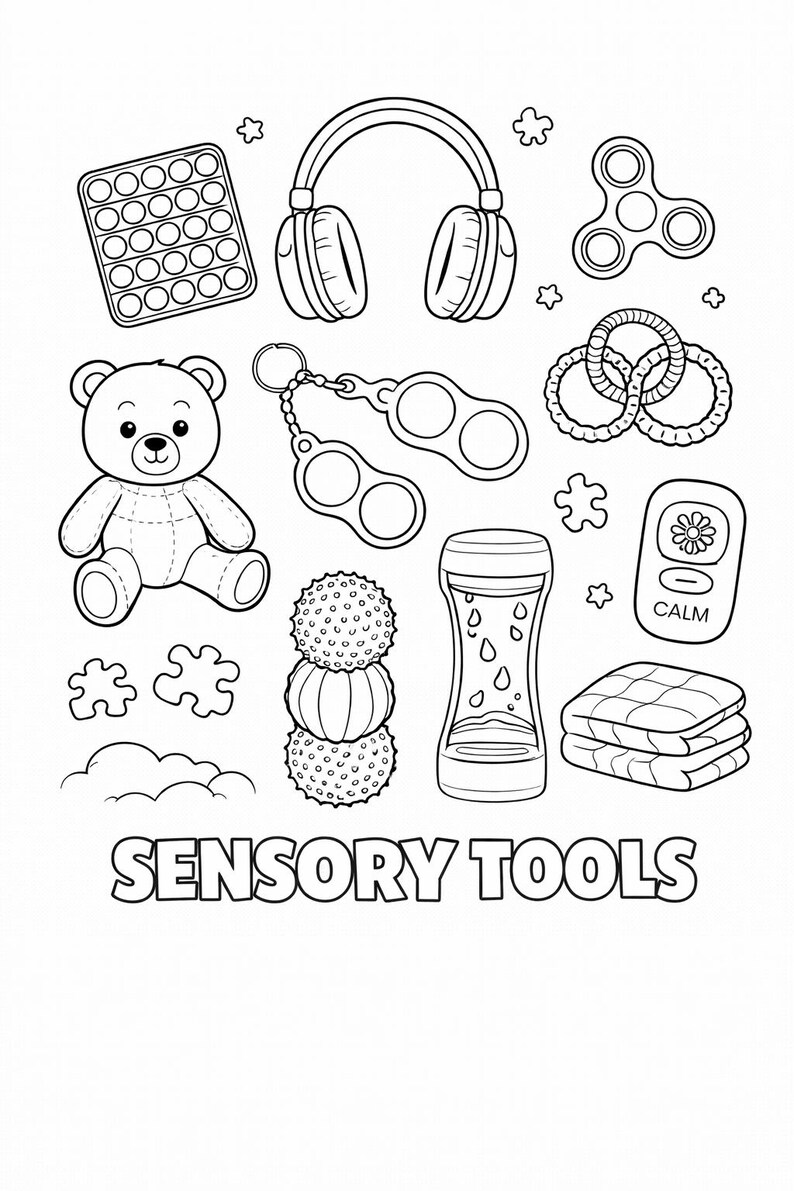 Autism Acceptance Coloring Book for Kids | Autism Awareness Printable ...
