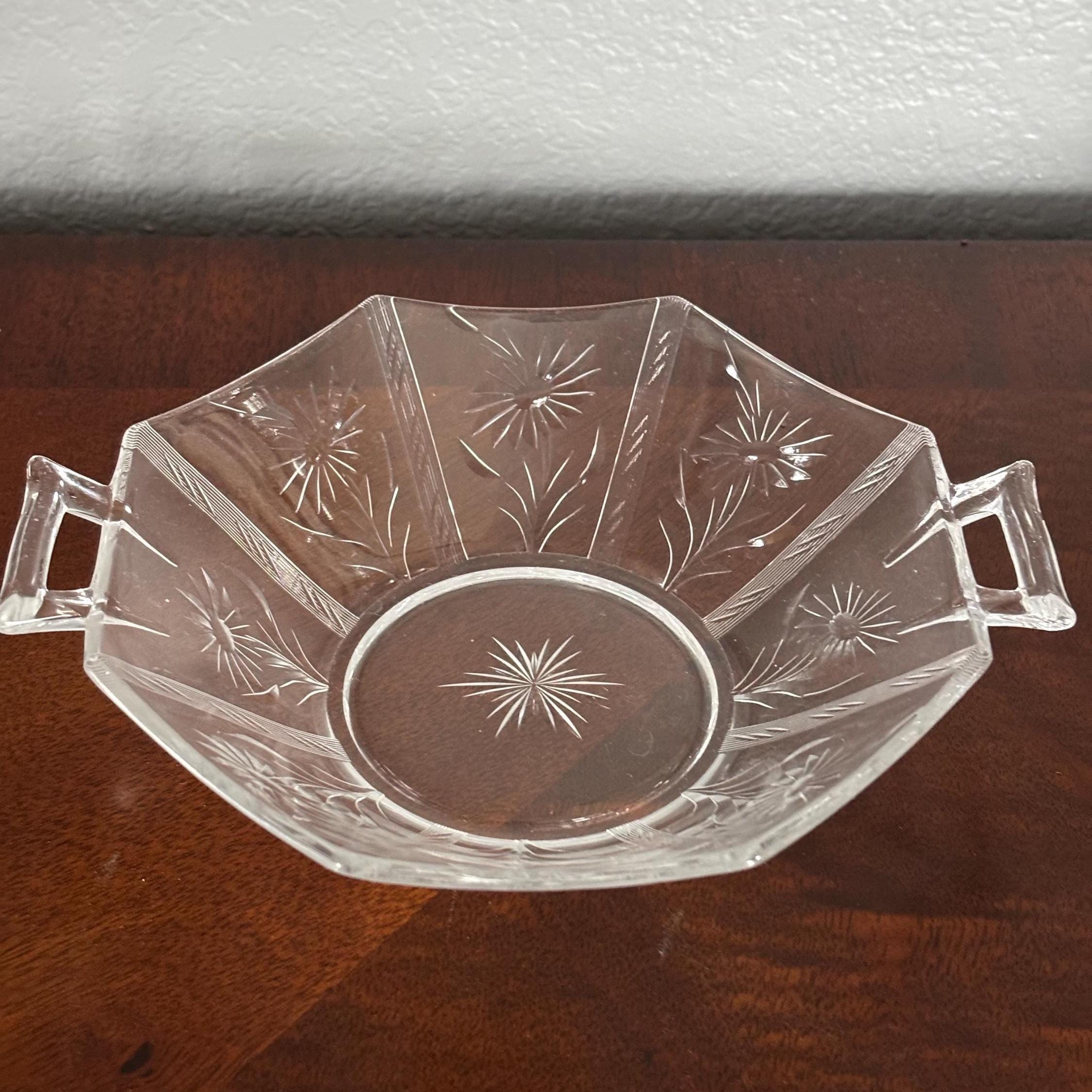 Etched Glass Sunflower Vintage - Etsy