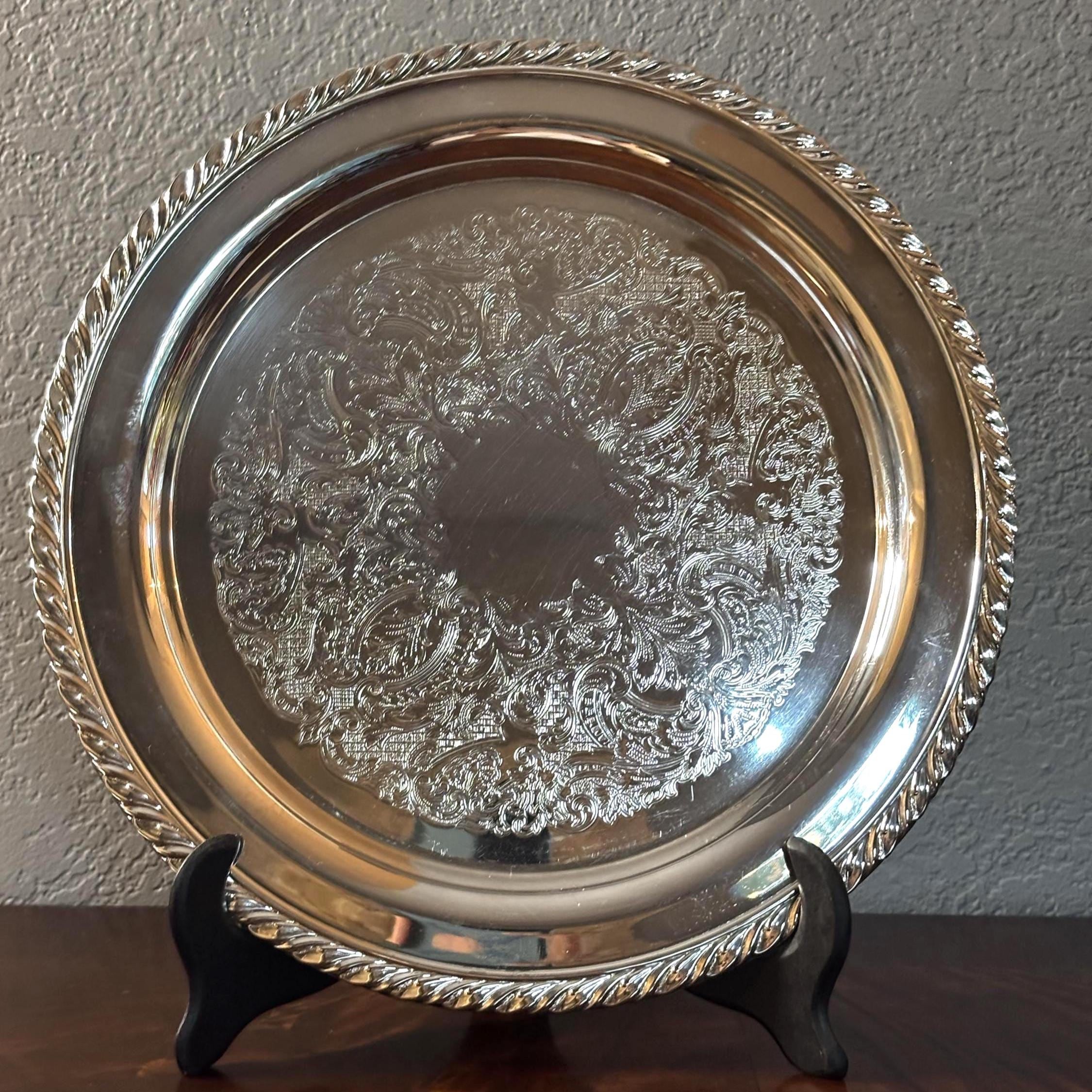 Oneida Silver Trays - Etsy