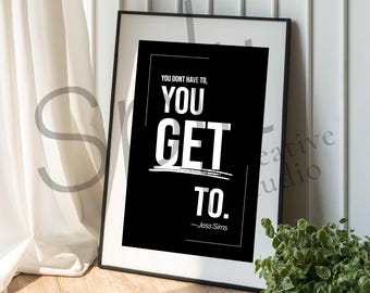 Póster de motivación para el fitness con frases de instructores de Peloton, decoración de gimnasio en casa y descarga digital.