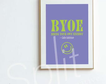 Póster de motivación para el fitness con frases de instructores de Peloton, decoración de gimnasio en casa y descarga digital.