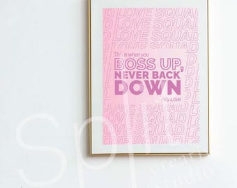 Póster de motivación para el fitness con frases de instructores de Peloton, decoración de gimnasio en casa y descarga digital.