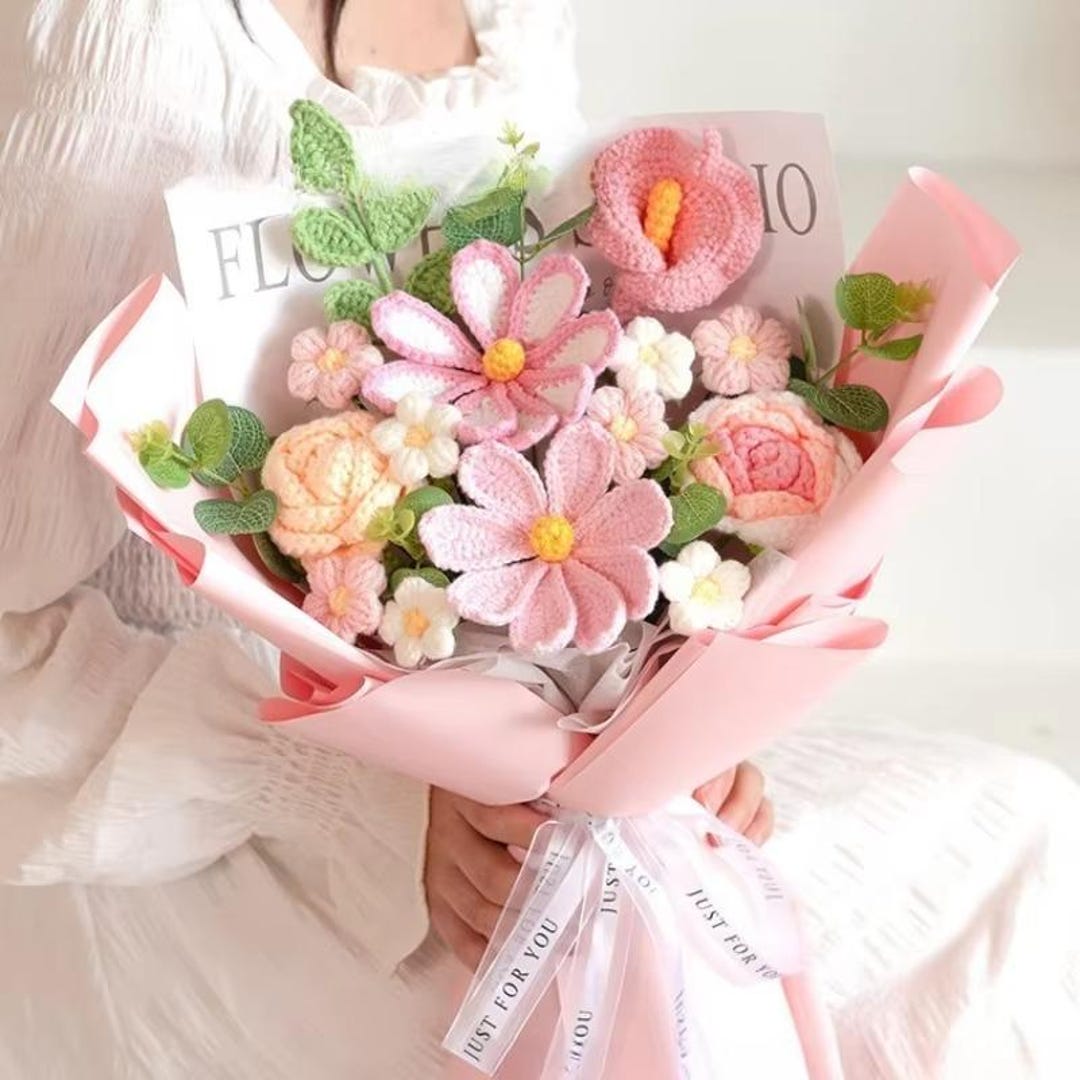 Bouquet De Fleurs Éternelles En Construction – 699 Pièces, 10 Variétés De Fleurs, Cadeau Saint-Valentin, Fête Des Mères, Anniversaire, Dès 6 Ans