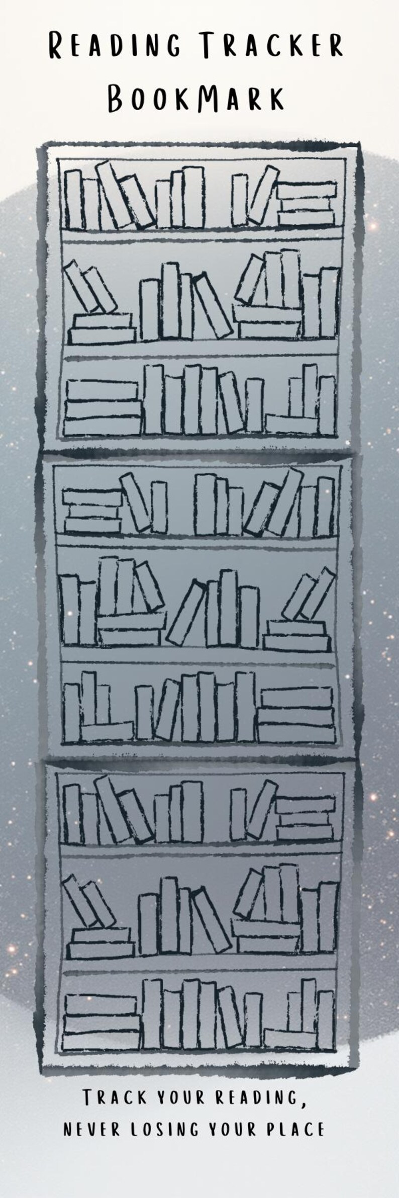 Printable Reading Tracker Bookmark - Colouring Bookish Bookmark Digital ...