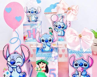Cajas de recuerdo de fiesta de alienígenas azules, juego de 25 | Decoraciones de alienígenas azules rosas y azules | Recuerdos de fiesta de cumpleaños de alienígenas azules | Regalos para niños