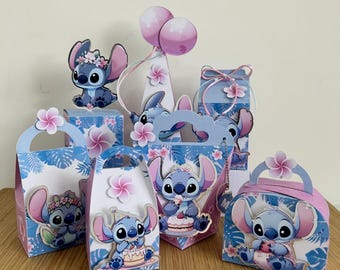 Cajas de regalo de alienígenas azules (juego de 20) | Decoraciones de cumpleaños de alienígenas azules de lujo | Recuerdos de baby shower de alienígenas azules | Cajas de dulces para fiestas infantiles