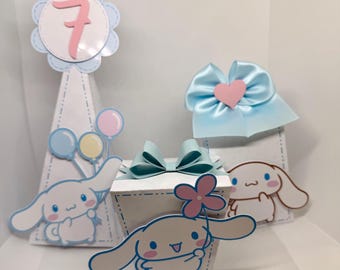 Cachorros de colores pastel y azules para fiestas temáticas de cachorros: nombre y edad personalizados, lindas cajas de cumpleaños, paquete de 20 unidades.